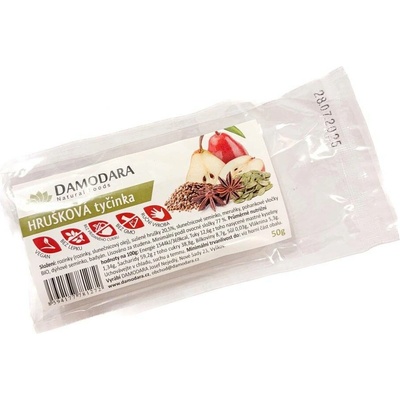 Damodara Ovocná tyčinka hrušková s badyánem 50 g