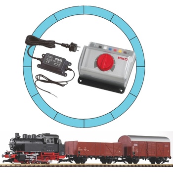 Piko G-стартов сет Товарен влак с пара, звук и реалистични ефекти (37120)