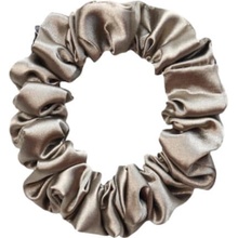 MURU Úzká Saténová Scrunchie gumička - Bronze Lesklá