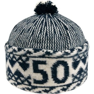 Tonak čepice zmijovka narozeninová 50 tm. modro-smetanová