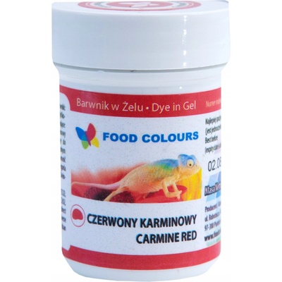 Food Colours Gélová farba (Carmine Red) karmínovočervená 35 g