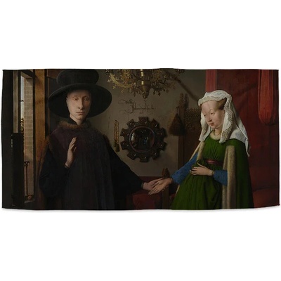 Sablio Uterák Svadba manželov Jan van Eyck 50 x 100 cm