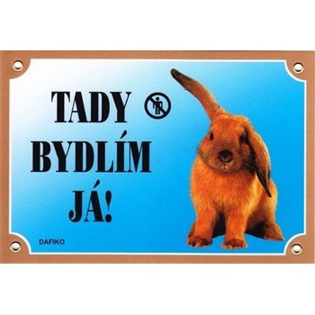 DAFIKO Barevná cedulka Pozor Králík