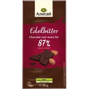 Alnatura Био натурален черен шоколад - 80 г