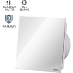 VITO Вентилатор venti-gl120, Φ120мм, стъклен панел, лагер и клапа, бял, 15w - vito (8005260)