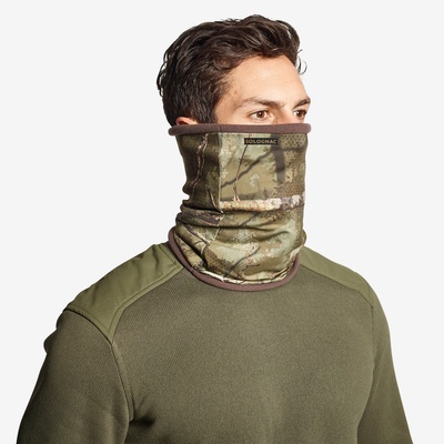 Solognac hrejivý a nehlučný poľovnícky nákrčník Treemetic khaki