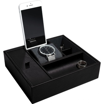 Stackers Докинг станция и кутия за часовници и бижута Stackers голяма черна (75421)