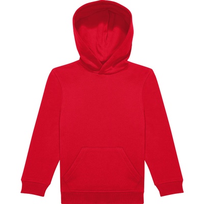 B&C dětská mikina s kapucí Hoodie kids ID.333 červená
