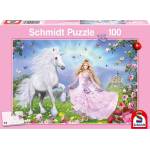 Schmidt Spiele - Puzzle The Unicorn Princess 100 - 100 piese