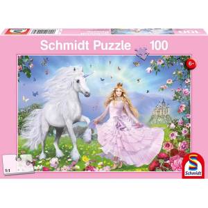 Schmidt Spiele - Puzzle The Unicorn Princess 100 - 100 piese