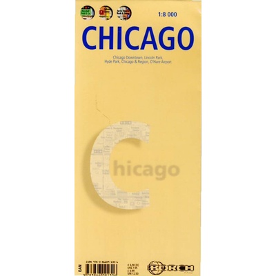 Chicago 1:8t mapa Borch