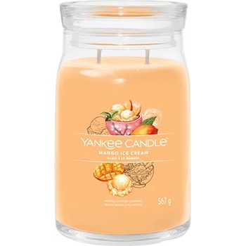 Yankee Candle Signature Mango Ice Cream ароматна свещ 567 гр