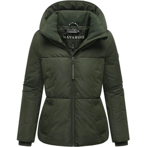Navahoo Дамско зимно яке FLÜSTERFEE 14 с голям качулка, dark olive (N-104-880.FLÜSTERFEE14.418_dark_olive)