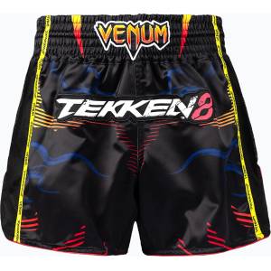 Venum Мъжки тренировъчни шорти Venum x TEKKEN 8 Yoshimitsu Muay Thai black/orange