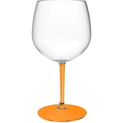 Nero Champagne.cz zbitná sklenice na víno Oranžová 580 ml