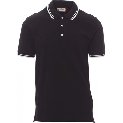 Payper Skipper polo košela pánska Black White