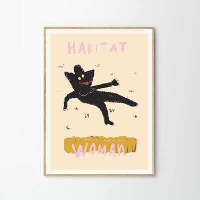 Moikka Plagát Habitat by Das Rotes Rabbit 50x70