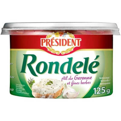 Président Rondelé s česnekem a bylinkami 100 g