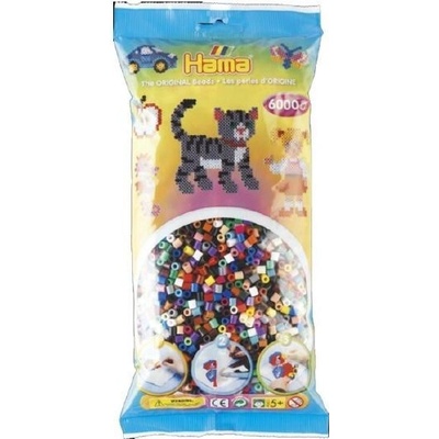 Malte Haaning Plastic Zažehlovací korálky MIDI 6000ks