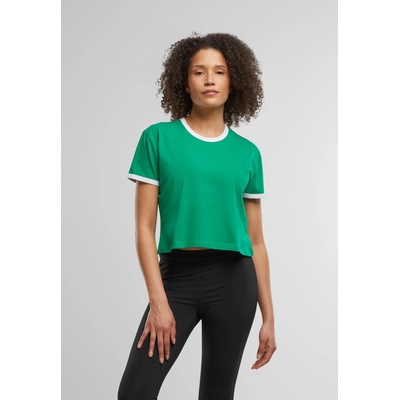 Urban Classics Тениска Ladies Contrast Retro T-Shirt froggreen/white XXLUB-TB7492-20464 - Камуфлаж, размер M