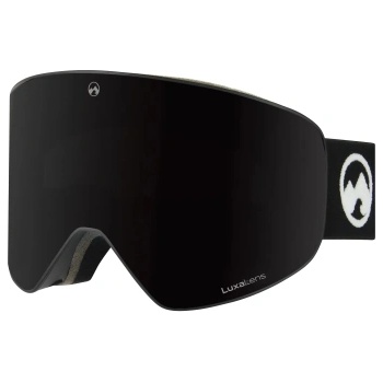 MowMow Маска за ски и сноуборд MowMow Stealth с черна рамка и черна фотохроматична LuxaLens плака (MMG-PC6)