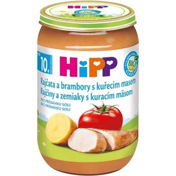 HiPP Bio Rajčiny s kuraťom a so zemiakmi 220 g