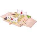 Bigjigs Rail Dřevěné autodráhy železniční přejezd s brankami