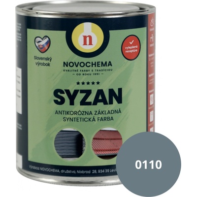 SYZAN základná syntetická farba 0,9 kg 0110 šedá