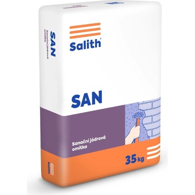 Omítka sanační jádrová Vápenka Vitošov Salith SAN – 35 kg
