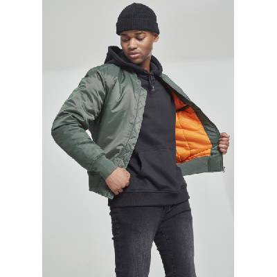 Urban Classics Мъжко яке тип бомбър Urban Classics olive в цвят маслинаMODEL543 SALE - , размер S