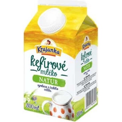 Krajanka Mléko kefírové 1% 500ml – Zboží Mobilmania