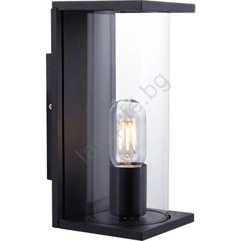 V-TAC Външно стенно осветително тяло 1xE27/60W/230V IP44 черно (VT2284)