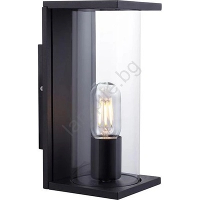 V-TAC Външно стенно осветително тяло 1xE27/60W/230V IP44 черно (VT2284)