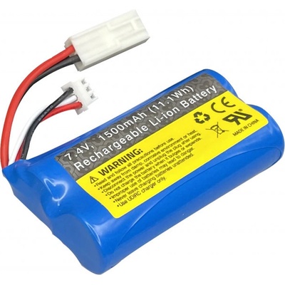 Tamiya UDIR/C Rapid Boat: Li-Ion baterie 7,4V 1500mAh Mini Plug