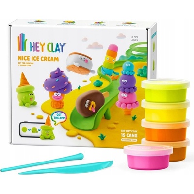 Hey Clay hmota na modelovanie zmrzlina Ice Cream príslušenstvo HCL15029