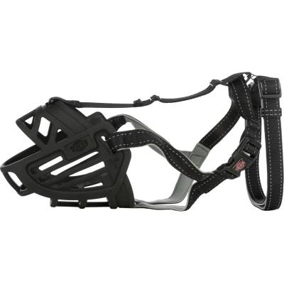 TRIXIE Намордник Flex, силикон, M, черен