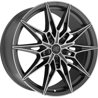 MSW 75 8.5x20 5x120 ET34 matt gunmetal polished