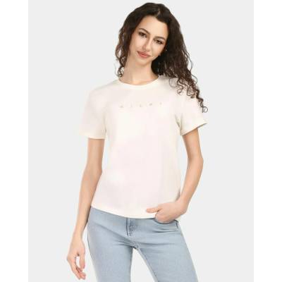 Kilpi Дамска памучна тениска с къс ръкав Kilpi PROLIX-W Бяла Kilpi | Byal | ЖЕНИ | 46