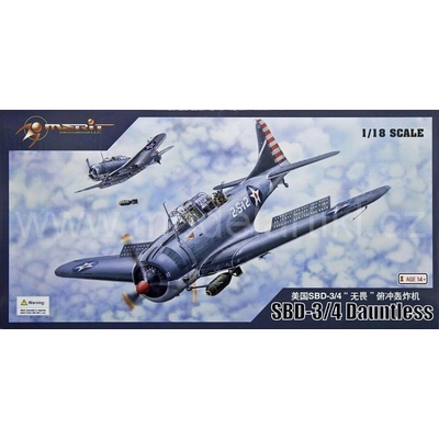 Merit I LOVE KIT International Douglas SBD-3/4 Dauntless early/late version 1:18
