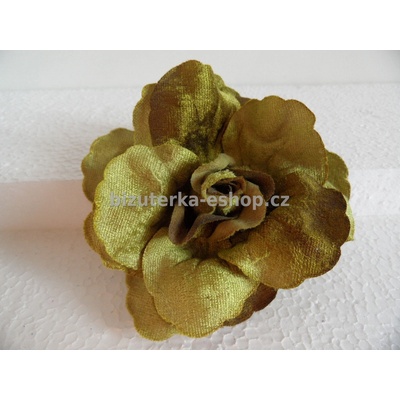 Bizuterka-eshop.cz květ zelený BZ-03396