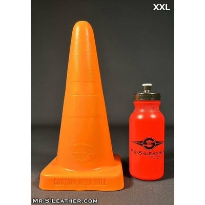 Mr. Hankey’s Toys Traffic Cone XXL, prémiové silikónové dildo s Vac-U-Lock 33 x 4,7–11 cm