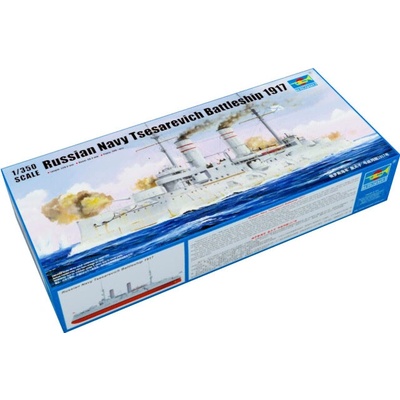 Trumpeter Russian Navy Tsesarevich Battleship 1917 1:350