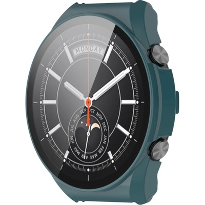 PROTEMIO 39903 Plastový kryt s ochranným sklem pro Xiaomi Watch S1 zelený