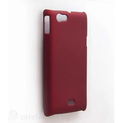 Пластмасов калъф за Sony Xperia Miro - червен