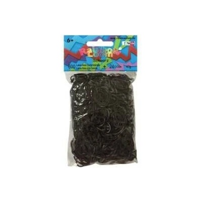 Rainbow Loom Gummibänder Schwarz