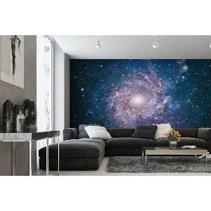 DIMEX ART Самозалепваща се флизелинова фототапета спираща дъха галактика 375 x 250 см