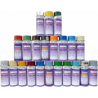 Dupli color Aerosol Art Lesk, rýchloschnúci-univerzálny akrylát v spreji - Ral 7031 400ml