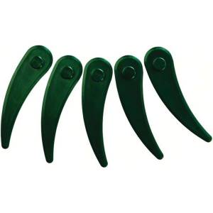 Bosch - Резервни ножове за косачка с въже, дължина 23 см, 5 броя F016800371 (F016800371)