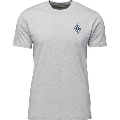 Black Diamond Мъжка тениска Black Diamond Heritage Alpinist S/S Tee T-shirt - Nickel Heather (216-5241-0312)