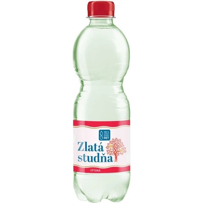 Zlatá Studňa voda pramenitá sýtená 12 x 0,5 l